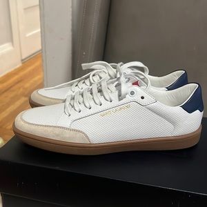 Saint Laurent brand, color beige, womens shoes ,